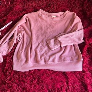 Peach Love Pink Waffle Knit Top